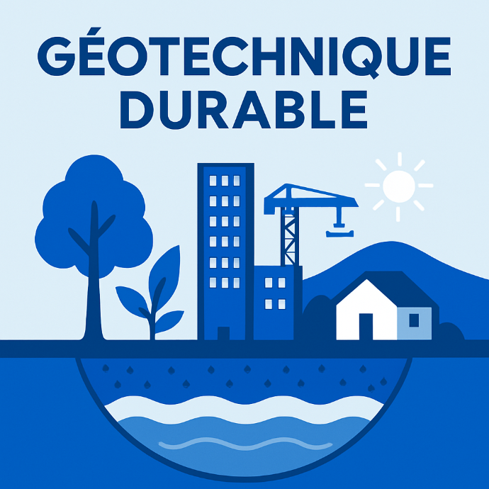 Infographie géotechnique durable Infographie géotechnique durable